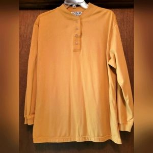 Modern Essentials gold Henley top